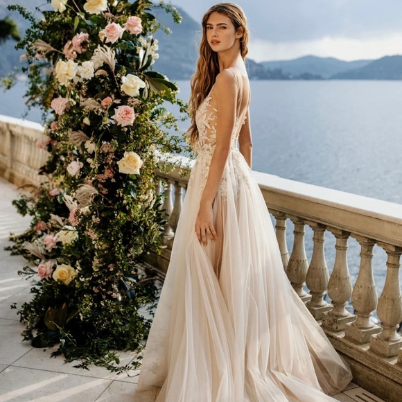 Berta Muse Ivone Wedding Gown - Picture 9 of 12